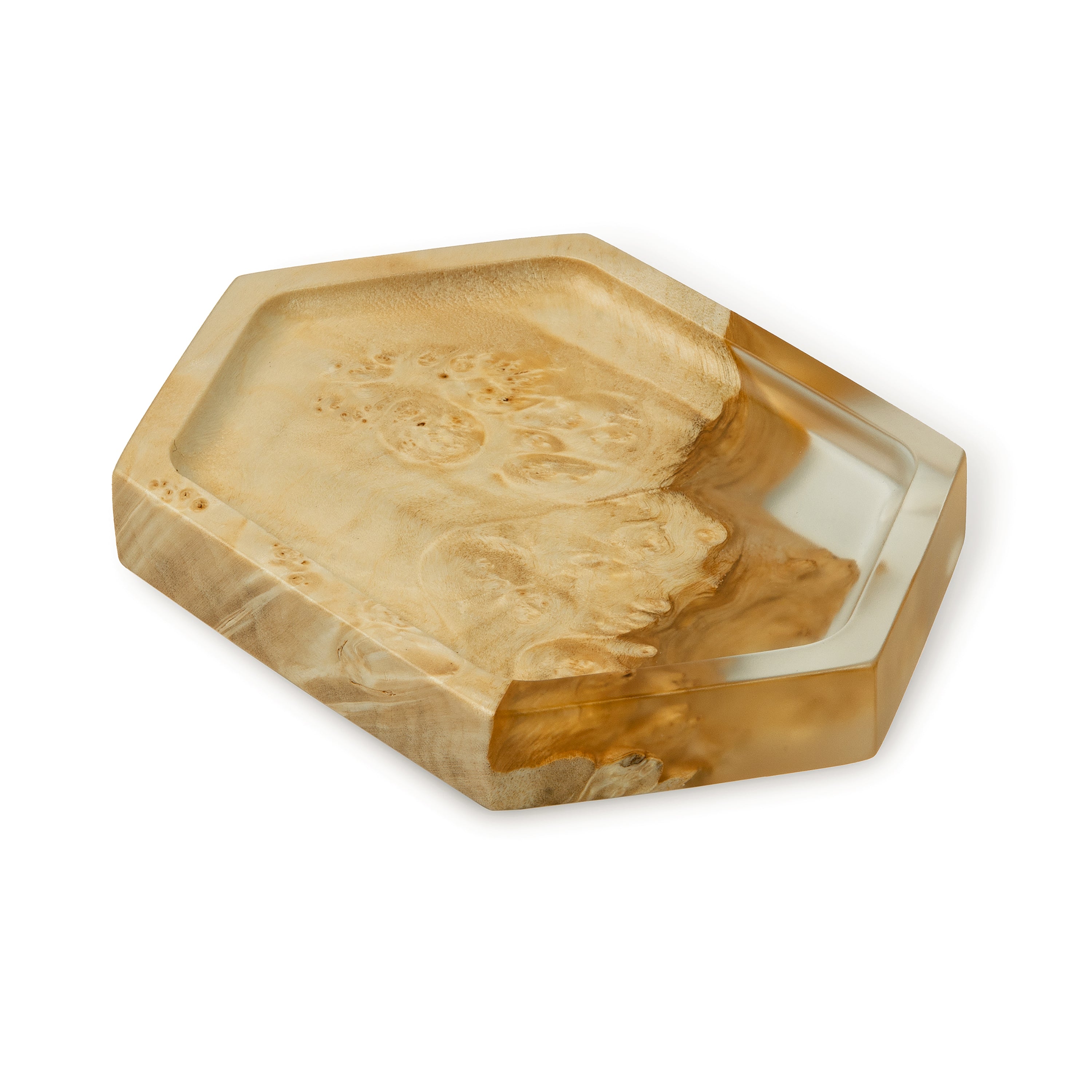 Wood & Resin Jewelry Tray INFINITY – Maple Breeze