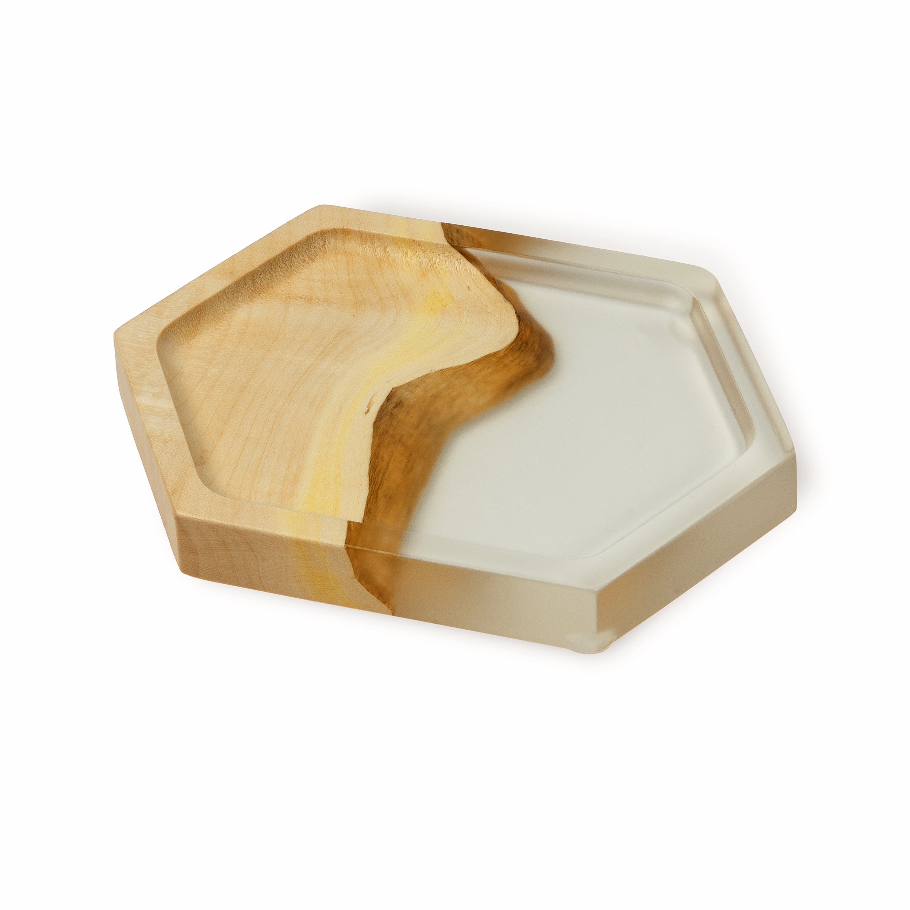 Wood & Resin Jewelry Tray INFINITY – Maple Breeze