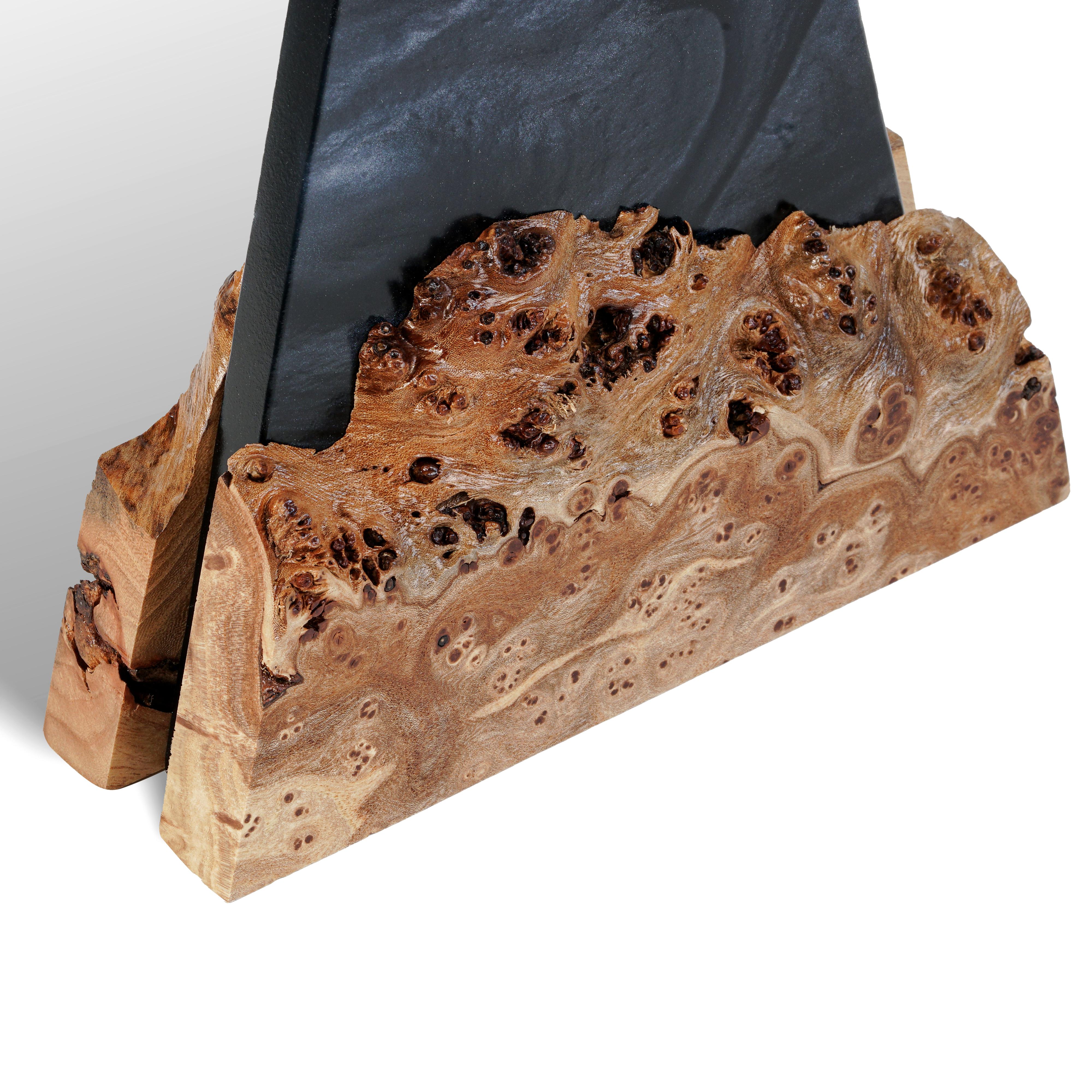 Black Pearl Epoxy & Wood Award Plaque