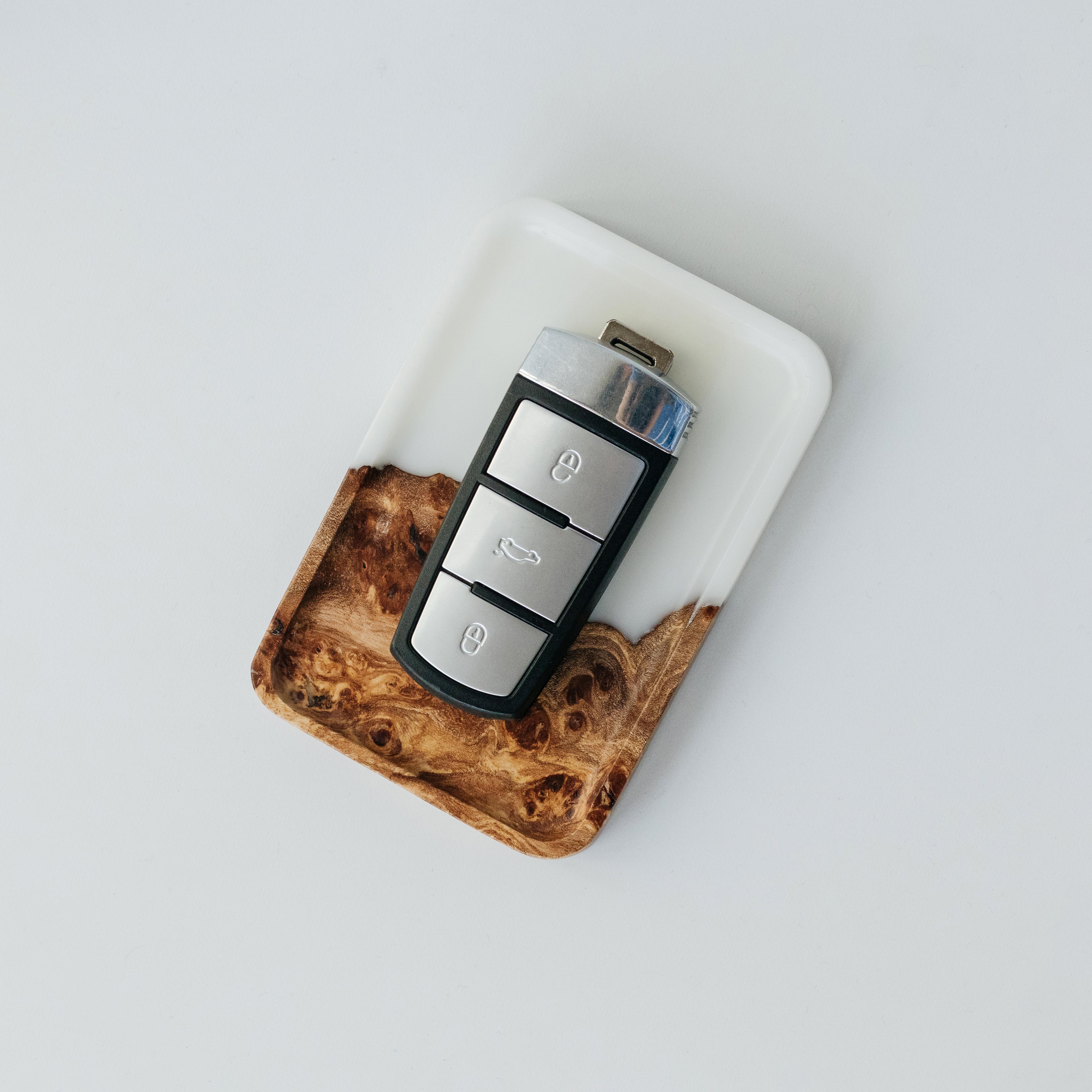 Wood & Resin Tray ELEMENT – Elm White