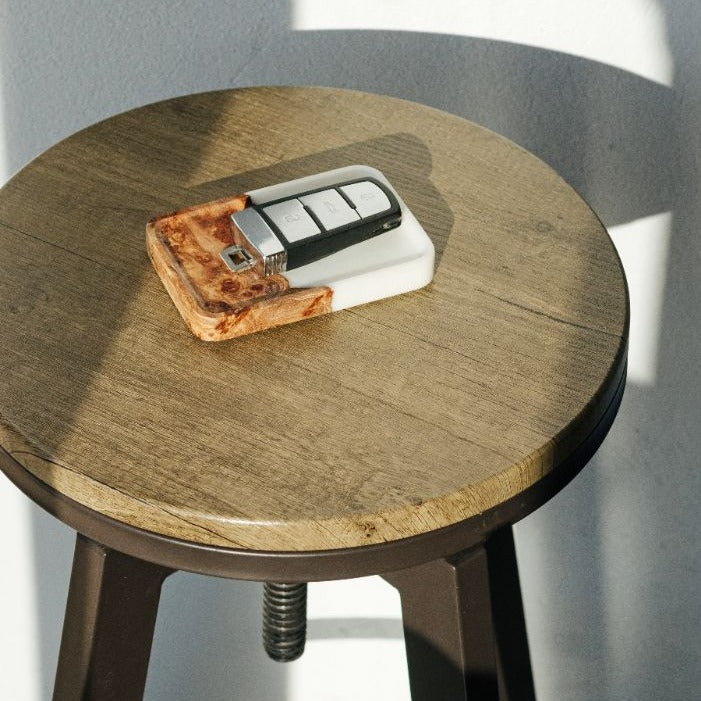 Wood & Resin Tray ELEMENT – Elm White