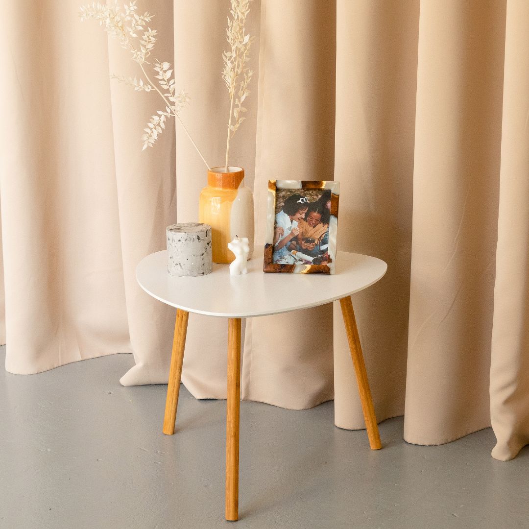 Wood & Resin Picture Frame TEMPO – Olive Platinum