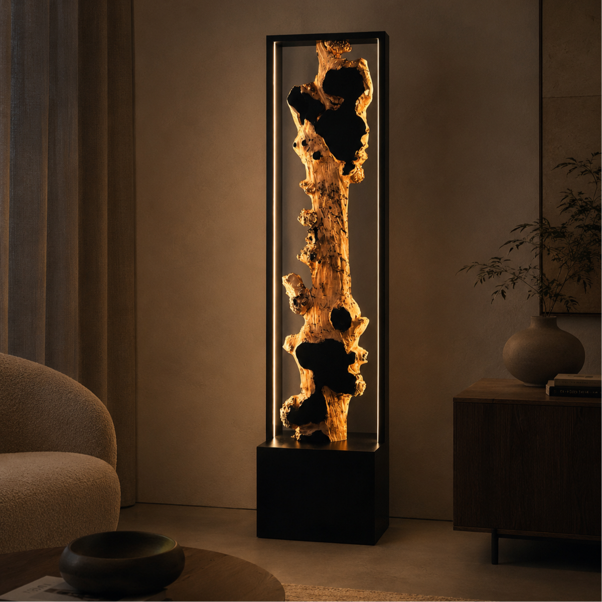RGO floor lamp in a modern living room interior