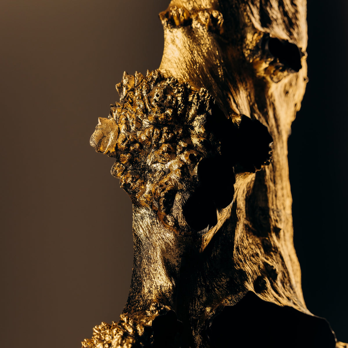 Maple wood center slab detail, ARGO collectible floor lamp